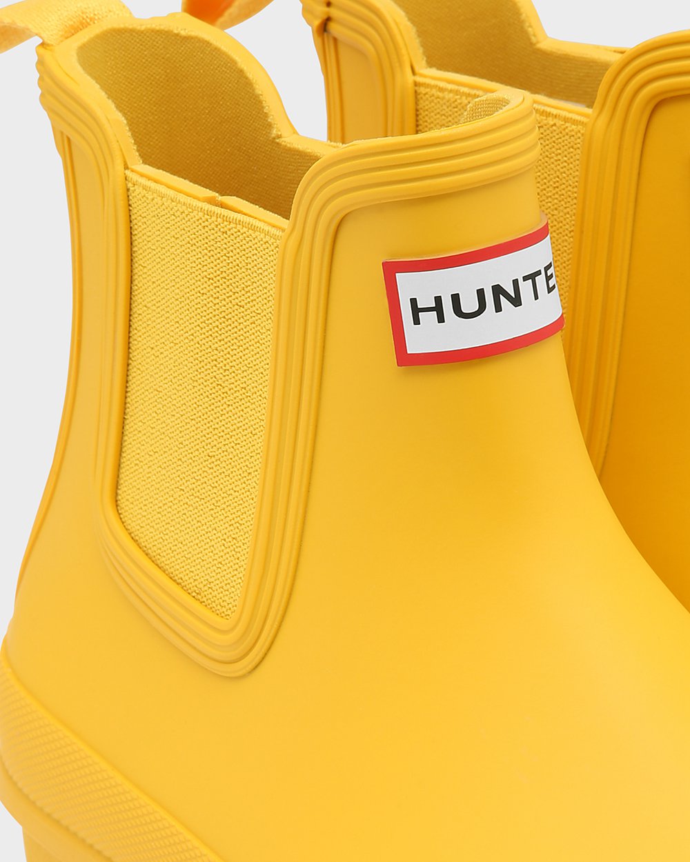 Womens Hunter Original - Chelsea Boots Yellow - 9185-KOWFM